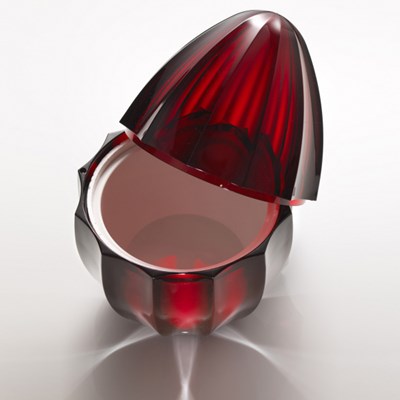 Ice cream bowl ruby