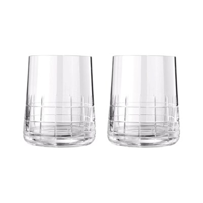 Lot de 2 gobelets à eau en cristal