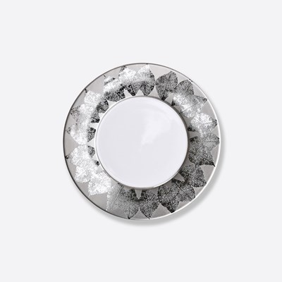 Assiette plate platine