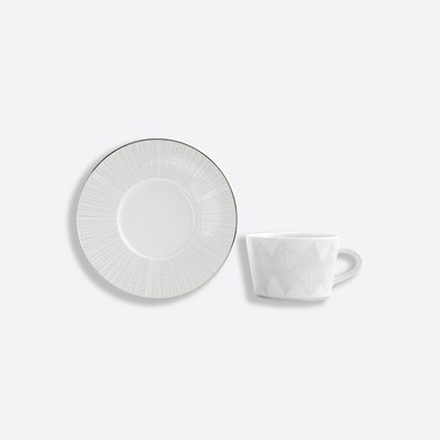 Coffret de tasse et soucoupe à thé