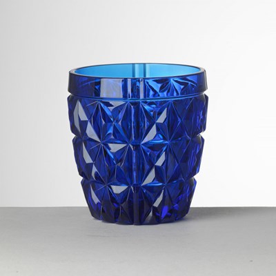 Water glass Blue