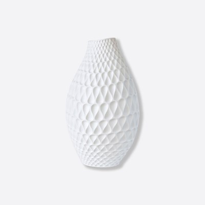 Vase organique en biscuit