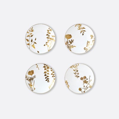 Set of 4 assorted salad plates