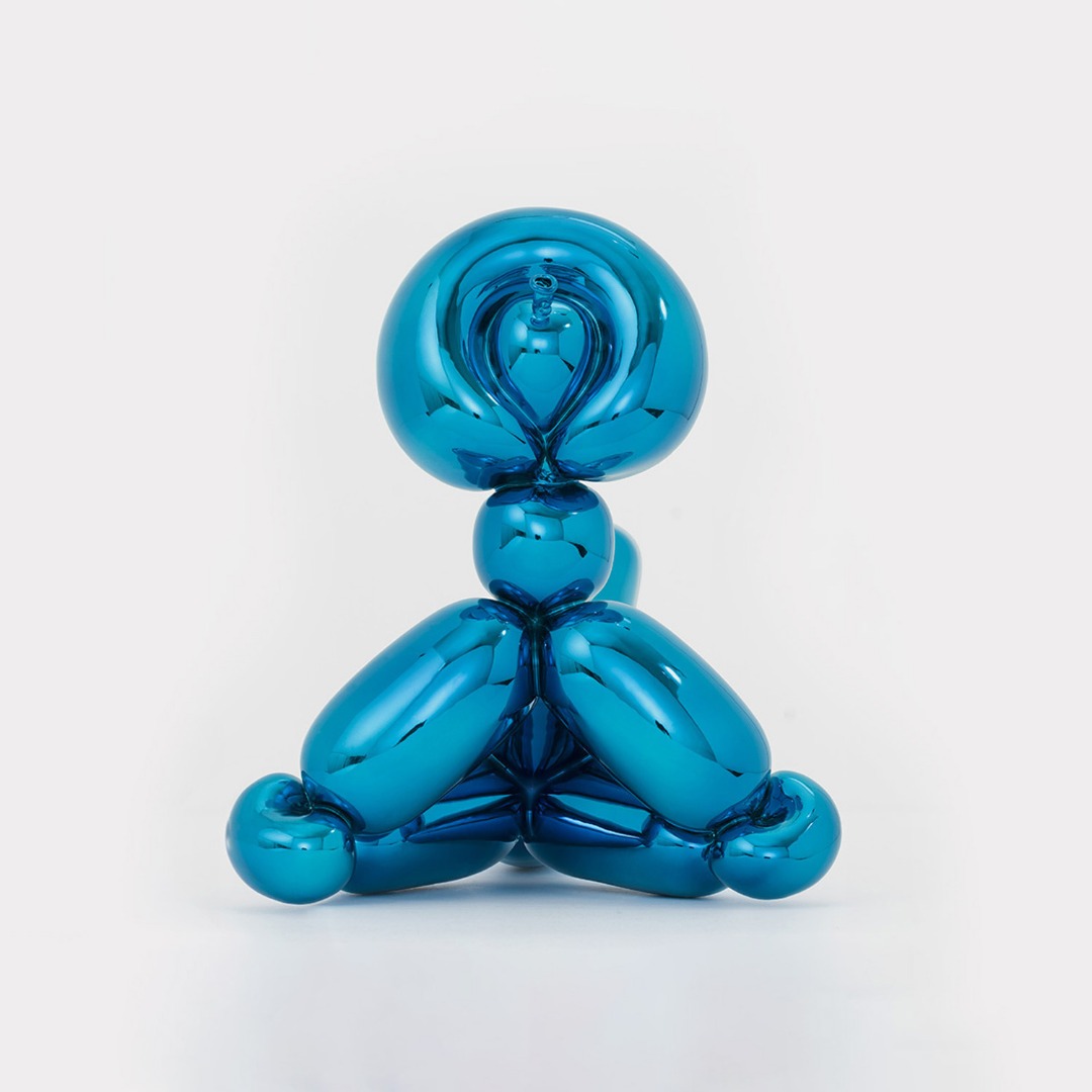 Balloon Monkey Blue by Jeff Koons