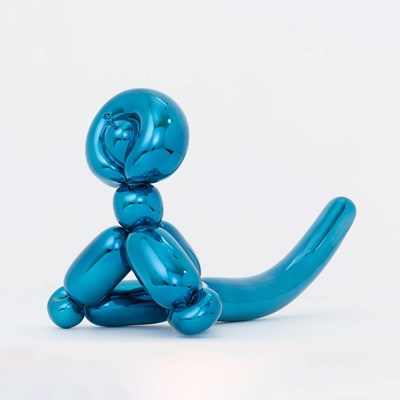 Balloon Monkey Blue par Jeff Koons