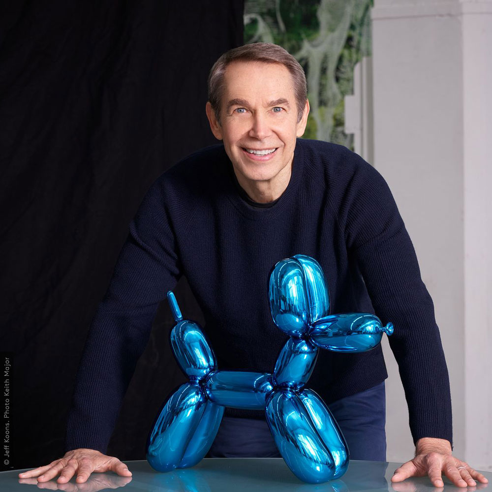 BALLOON DOG (BLUE) BY JEFF KOONS<br>Porcelain edition